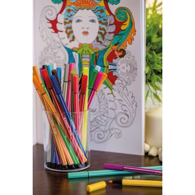 4006381333559-STABILO Pen 68 - Feutre pointe moyenne - gris froid foncé--1