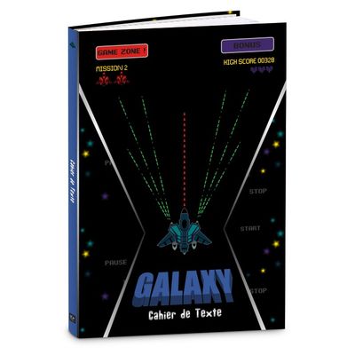 3661507016290-Cahier de textes KIP - 15 x 21 cm - Gamer ou Polaroid - Kid'Abord--0