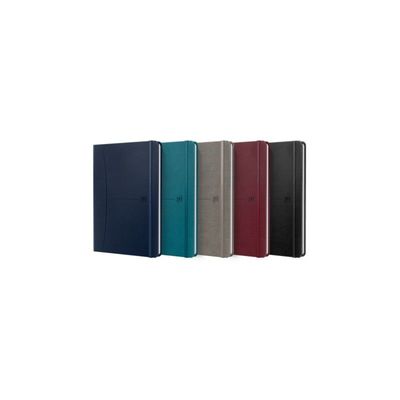 3020120189338-Oxford Signature - Cahier de notes - reliure piquée - A5 (148 x 210 mm) - 80 feuilles / 160 pages - va--0