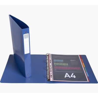 3130630511403-Exacompta BeeBlue - Classeur souple 4 anneaux - Dos 40 mm - A4 maxi - pour 275 feuilles - disponible dans diff--7