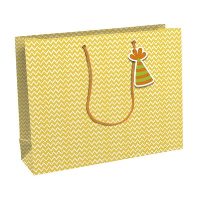 5033601012542-Clairefontaine Rhodia 72'S - Sac cadeau - 37.3 cm x 11.8 cm x 27.5 cm - safari - jaune--0