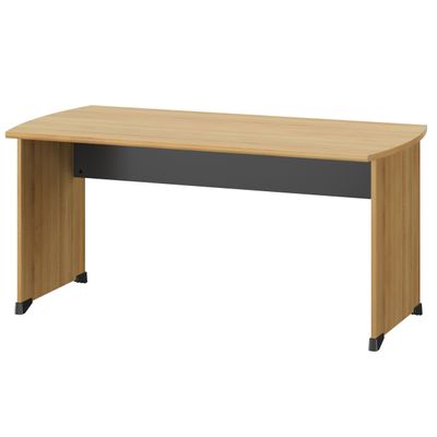 3483601225411-Bureau JAZZ+ - 80 cm - Pieds panneaux - chêne du bocage--0
