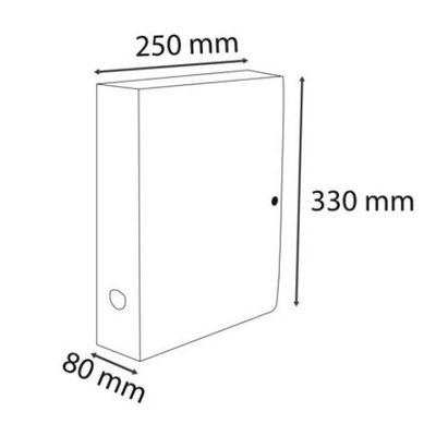 3130630893707-Exacompta Skandi - Boîte de rangement - Dos 8 cm - Couleurs assorties--1