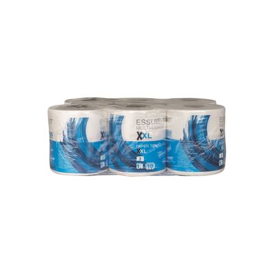 3378921957039-6 Rouleaux d'essuie-tout Ecolabel - Multi-Usage - 500 feuilles - XXL - Blanc--0