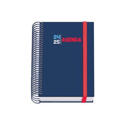 8421938517743-Dohe Select - Agenda scolaire - 2024-2025 - 1 jour par page - reliure à spirale - A6 (105 x 148 mm) - carto--0