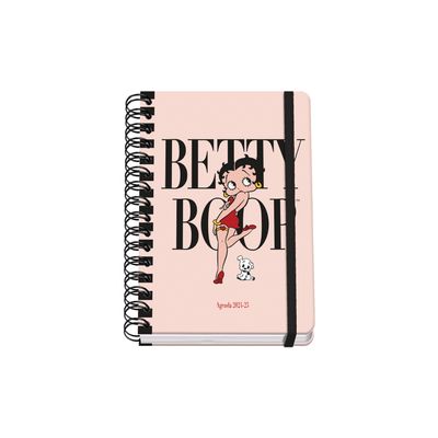 8421938515558-Dohe Betty Boop - Agenda scolaire - 2024-2025 - semainier - reliure à anneaux métalliques - A5 (148 x 210 mm)--0