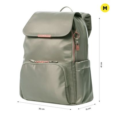 7704758974370-Sac à dos Bel - vert métallisé - 30x41x15cm - 18.45l--1
