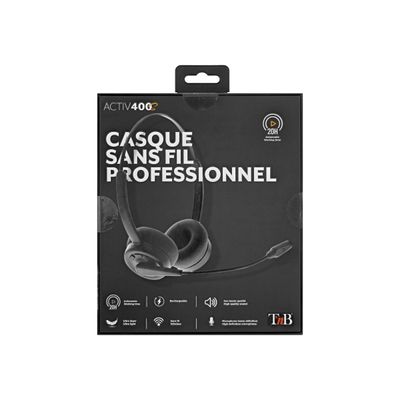 3303170104965-T'nB ACTIV 400S - micro-casque sans fil -  rechargeable USB Type-C-P_405119514_3-2