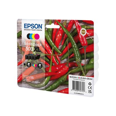 8715946707747-Epson 503XL Piments - pack de 4 - noir, jaune, cyan, magenta - cartouche d'encre originale-P_405134469_1-0