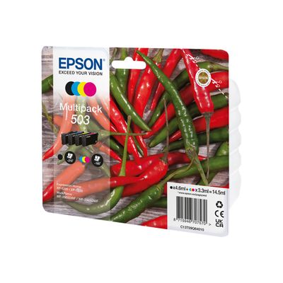 8715946707570-Epson 503 Piments - pack de 4 - noir, jaune, cyan, magenta - cartouche d'encre originale-P_405134470_1-0
