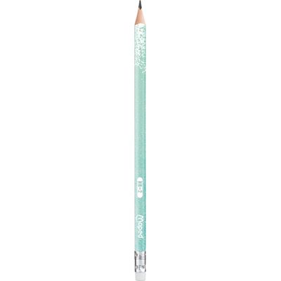 3154148518044-Maped Black'Peps Glitter - Crayon à papier - HB - embout gomme - disponible dans différe-P_405137064_3-2