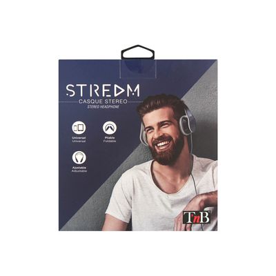 3303170088142-T'nB STREAM - Casque filaire prise jack 3,5mm - bleu-P_405150566_5-4