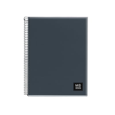 8422593422847-Cahier polypro à spirale A4 (21x29,7 cm) - 120 pages - petits carreaux (Seyes) - gris-P_405156140_1-0