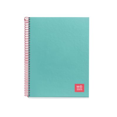 8422593422878-Cahier polypro à spirale A4 (21x29,7 cm) - 120 pages - petits carreaux (Seyes) - turquois-P_405156143_1-0