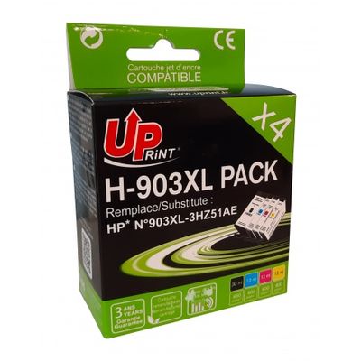 3584770904708-Cartouche compatible HP 903XL - pack de 4 - noir, jaune, cyan, magenta - UPrint-P_405161009_1-0