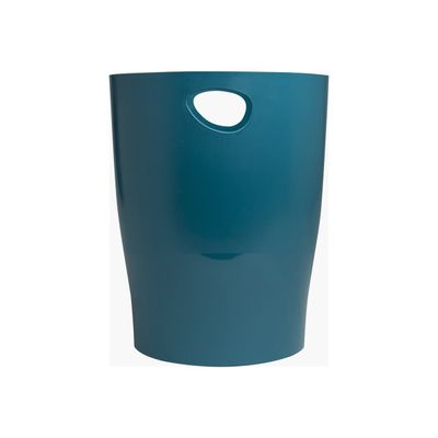 9002493453289-Exacompta Neo Deco - Corbeille à papier 15L - bleu canard-P_405162845_1-0