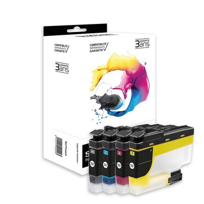 3700654299795-Cartouche compatible Brother LC426XL - Pack de 4 - Noir, Cyan, Magenta, Jaune - Switch-P_405166834_1-0