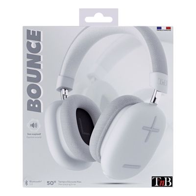 3303170115480-T'nB BOUNCE - Casque sans fil avec micro - isolation acoustique - blanc-P_405189004_5-4