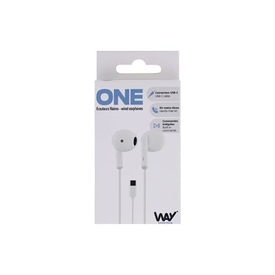 3303170115152-T'nB WAY - Écouteurs filaire avec micro - blanc-P_405224273_6-5