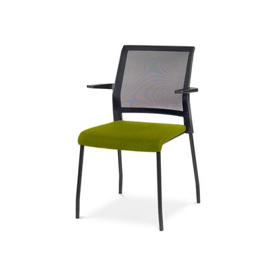8427951072757-rocada Ergoline - Chaise - visiteur - accoudoirs - métal - vert, noir époxy-P_405224948_1-0