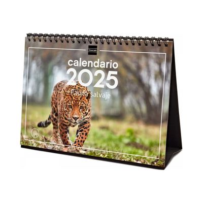 8422952383031-Finocam - Calendrier - de bureau - 2025 - faune - mois à afficher - S - 210 x 150 mm - da-P_405226641_5-0