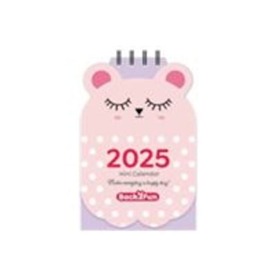 8422593282809-Miquelrius Back2Fun - Calendrier - de bureau - 2025 - ours - mois à afficher - mini - 118-P_405232741_1-0