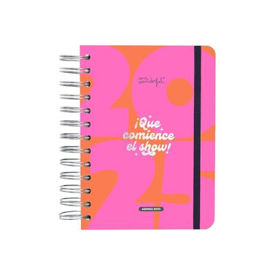 8445641051066-Mr. Wonderful - Agenda de bureau - 2025 - 1 jour par page - reliure à anneaux métalliques - 124 x 173 mm - 368 pages - ¡Que c-P_405234370_9-0