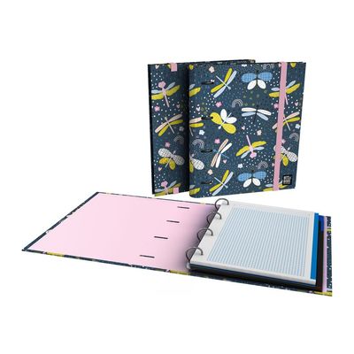 8413623169764-Grafoplas BITS&BOBS - Classeur à anneaux - pour A4 (210 x 297 mm) - libellule-P_405241659_2-0
