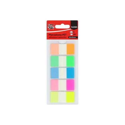 8413623507344-Grafoplas Fixo Notes - Marqueurs de drapeaux - 20 x 45 mm - 100 feuilles (5 x 20) - assorti-P_405241892_1-0