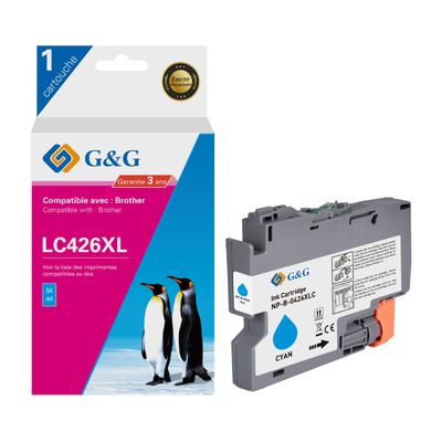 6942383185001-Cartouche compatible Brother LC426XL - cyan - G&G-P_405242737_1-0