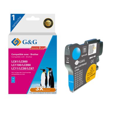 6937173406084-Cartouche compatible Brother LC1100 - cyan - G&G-P_405242749_1-0