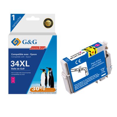 6937173411538-Cartouche compatible Epson 34XL Balle de golf - magenta - G&G-P_405245581_1-0