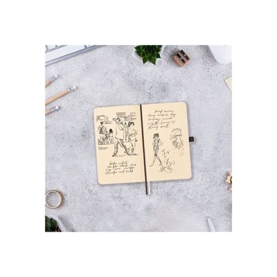 8422952393566-Finocam Nexo - Cahier de notes - petit - 90 x 150 mm - 72 feuilles / 144 pages - papier blanc cassé - uni - couvert-P_405246372_5-5