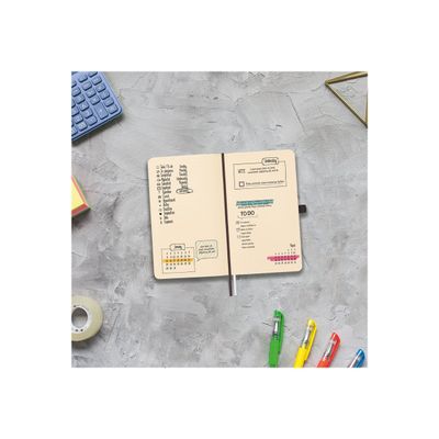 8422952393306-Finocam Nexo - Cahier de notes - petit - 90 x 150 mm - 72 feuilles / 144 pages - papier blanc cassé - pointillé - couver-P_405246384_6-6