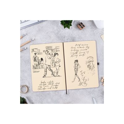 8422952393498-Finocam Nexo - Cahier de notes - A5 (148 x 210 mm) - 72 feuilles / 144 pages - papier blanc cassé - uni - couverture -P_405246413_6-6