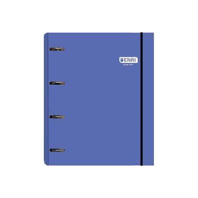 8427291058039-Enri - Classeur à anneaux - pour A4 Plus - capacité : 300 feuilles - bleu-P_405247649_1-0