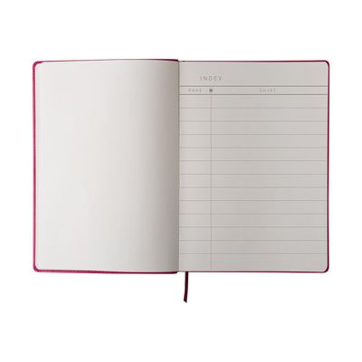 3108724521171-Oberthur Carmen - Carnet de notes souple A6 - uni - rose-Avant-4