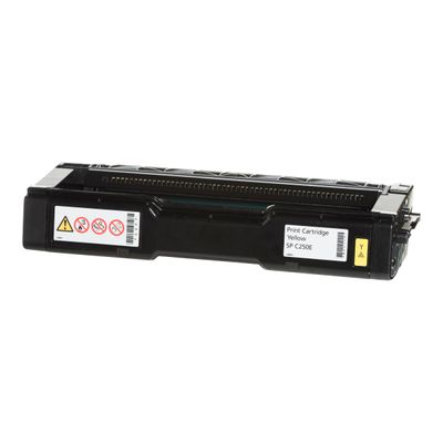 4961311889905-Ricoh 407546 - jaune - cartouche laser d'origine-Angle droit-0