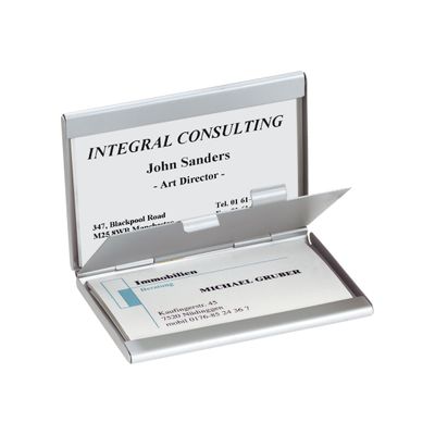 4004360980633-Sigel - Etui pour 30 cartes de visite - 2 compartiments-Angle gauche-1