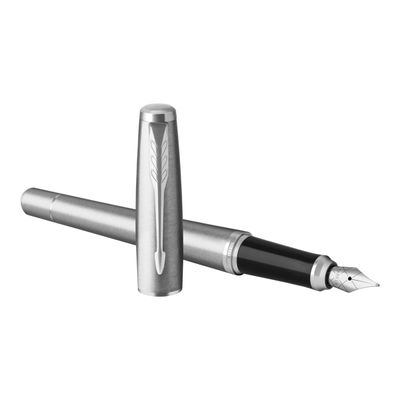 3501179316055-Parker Urban - Stylo plume métallique - pointe moyenne-Angle gauche-2
