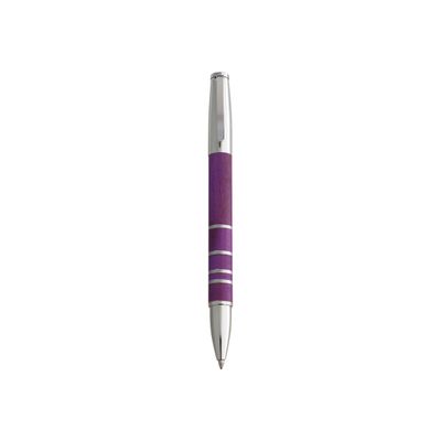 3108722413768-Oberthur Samba - Stylo à bille parme-Angle gauche-0