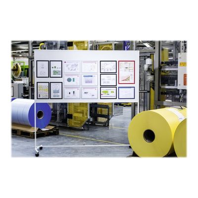 4005546981130-Durable Duraframe Magnetic - Cadre d'affichage magnétique - A4 - bleu - pour surfaces métallique-Avant-3