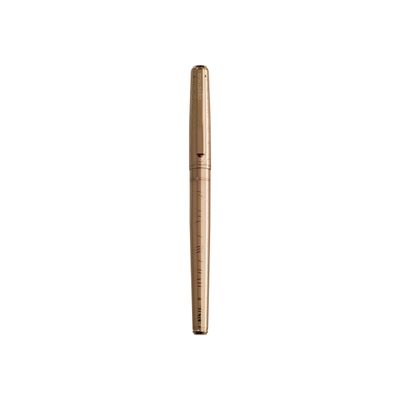 3108722407866-Oberthur Arabesque - Stylo plume metal cuivré-Angle gauche-1