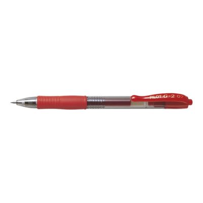 4902505163173-Pilot G-2 - Roller encre gel rétractable - 0,7 mm - rouge-Angle gauche-0