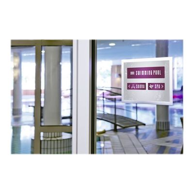 4005546406800-Durable Duraframe - 2 Cadres d'affichage adhésif - A4 - blanc-Avant-3
