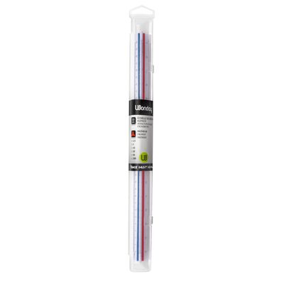 3701254704016-Wonday - Règle ingénieur à échelles 30 cm - 1:2,5 , 1:5 , 1:10 , 1:20 , 1:50 , 1,100--0