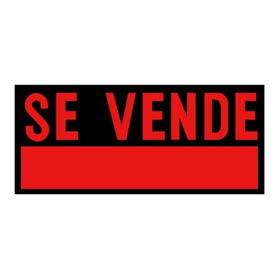 8435080905983-Rotulauto - Signe - à vendre - rectangulaire - 497 x 234 mm - PVC - noir, orange, fluorescent--0