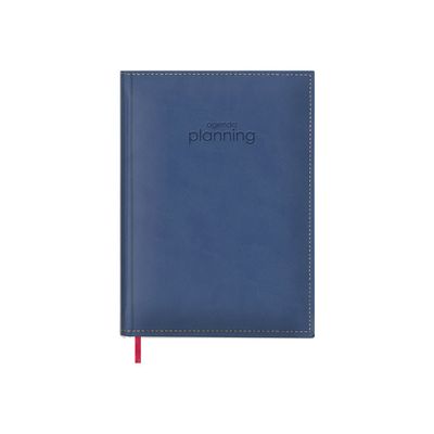 8421938121322-Dohe - Agenda perpétuel - 2025 - 1 jour par page - 210 x 290 mm - 384 pages - papier blanc - couverture bleue - ca-P_509091_1-0