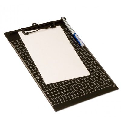 8435258092590-Fraga Import - Porte-bloc - pour A4 (210 x 297 mm) - noir (pack de 10)--0