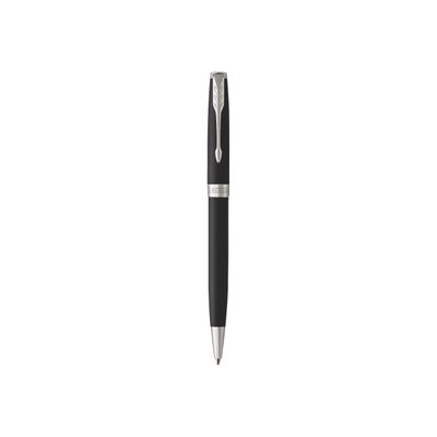 3501179315249-Parker Sonnet - Stylo à bille noir mat laqué - encre noire-Angle gauche-0